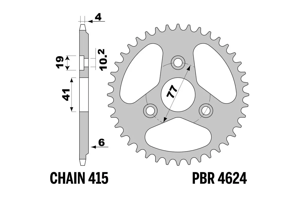 Couronne AFAM alu standard - 415
