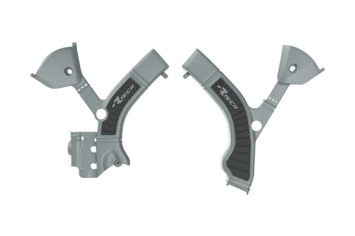 Protections de cadre RACETECH - gris/noir