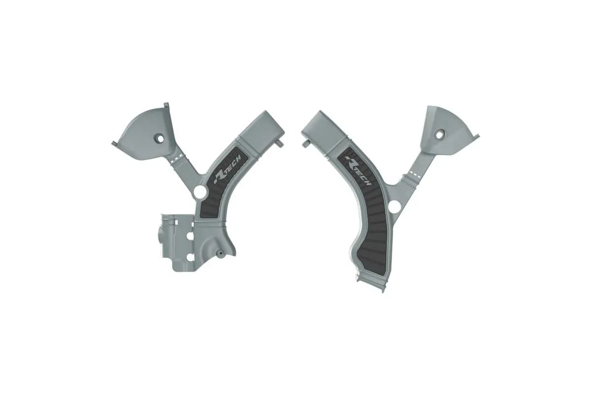Protections de cadre RACETECH - gris/noir