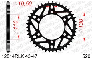 Couronne AFAM acier standard - 520