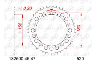 Couronne AFAM acier standard - 520