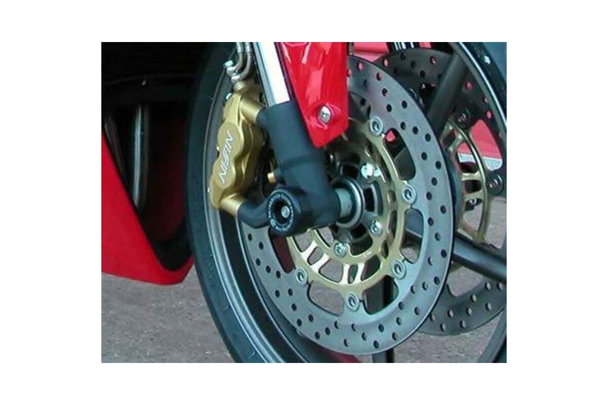 Protection de fourche R&G RACING noir Triumph Daytona/Street Triple