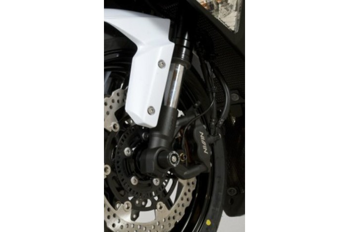 Protection de fourche R&G RACING noir Kawasaki ZX6R/ZX636-R