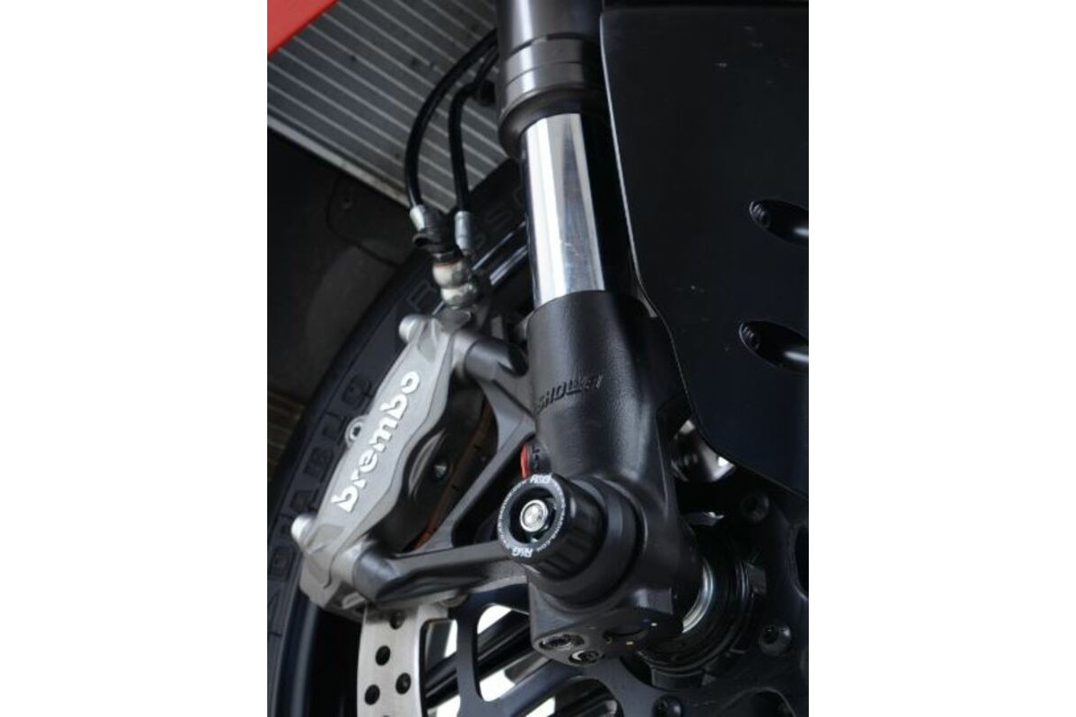 Protection de fourche R&G RACING noir Ducati 1299 Panigale