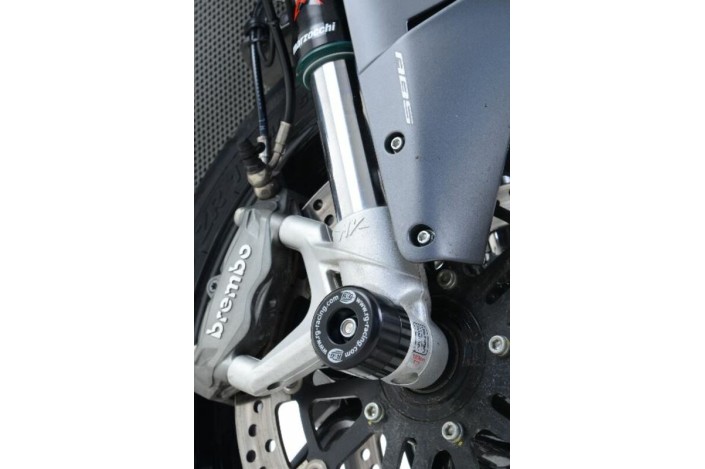 Protection de fourche R&G RACING noir MV Agusta Stradale 800