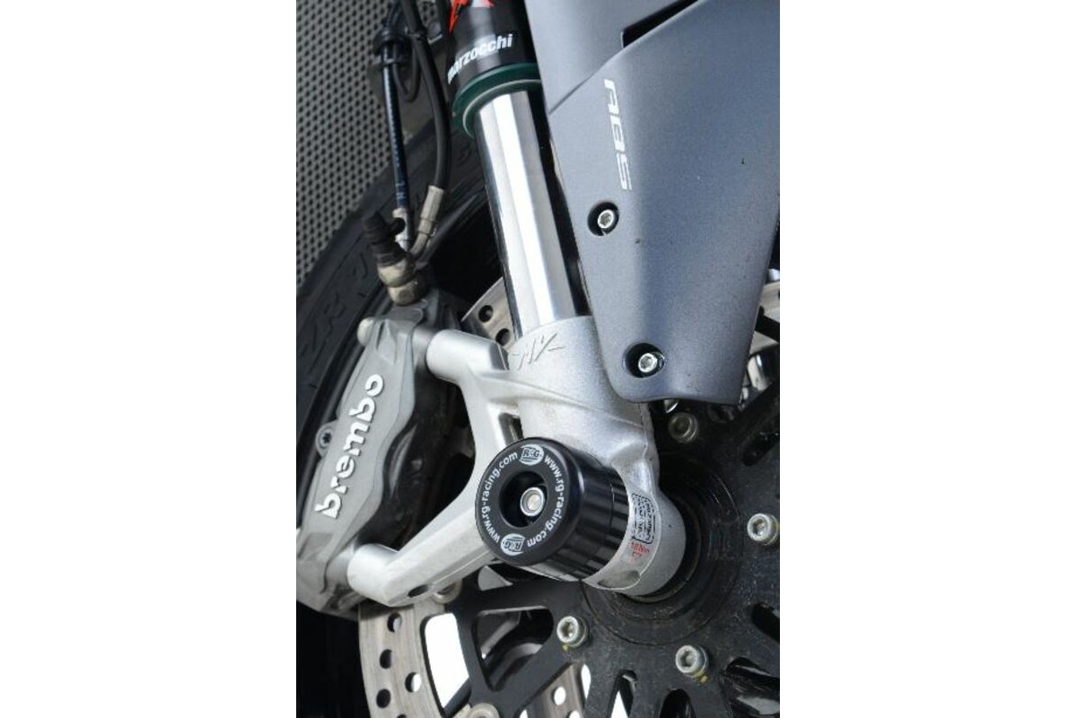 Protection de fourche R&G RACING noir MV Agusta Stradale 800