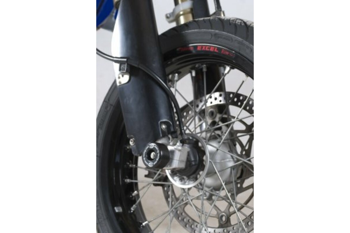 Protection de fourche R&G RACING noir Suzuki DR-Z400SM