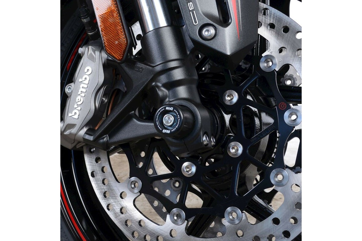 Protection de fourche R&G RACING noir Kawasaki ZH2