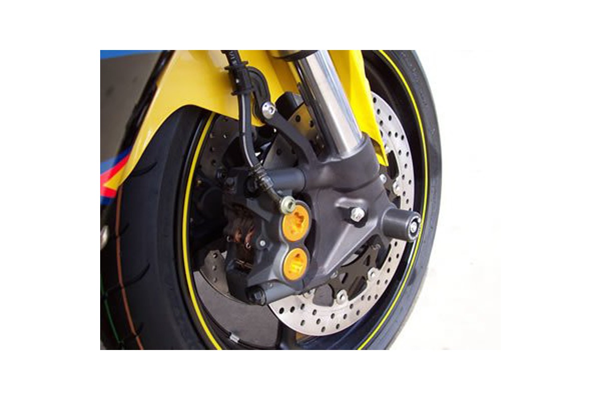 Protection de fourche R&G RACING noir Yamaha YZF-R1/R6 / T-Max 530