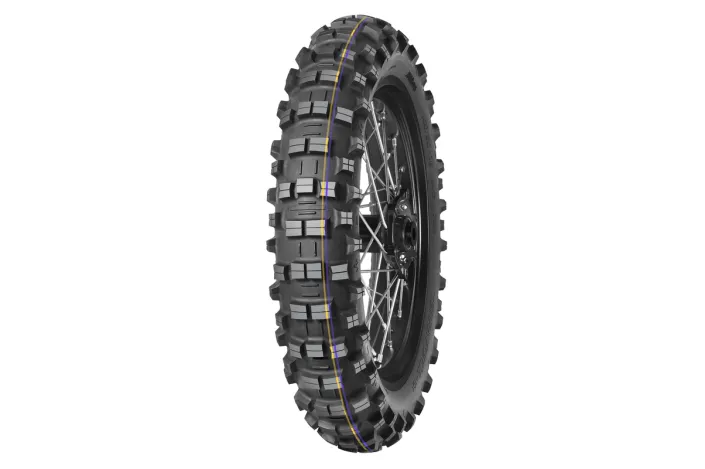 Pneu MITAS TERRA FORCE-EF 140/80-18 70R TT SUPER FAST YELLOW PURPLE