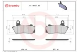 Plaquettes de frein BREMBO métal fritté - 07BB4180