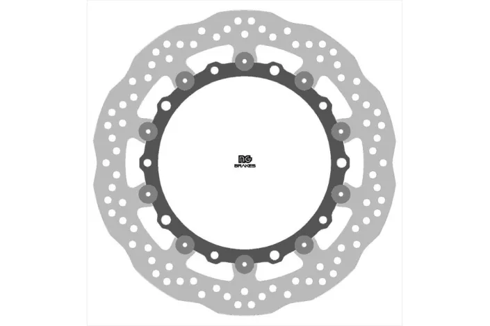 Disque de frein NG BRAKES rond flottant