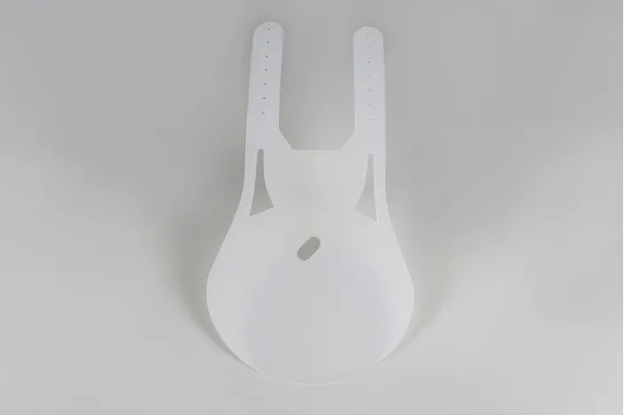 Plaque numéro frontale UFO Oval translucide