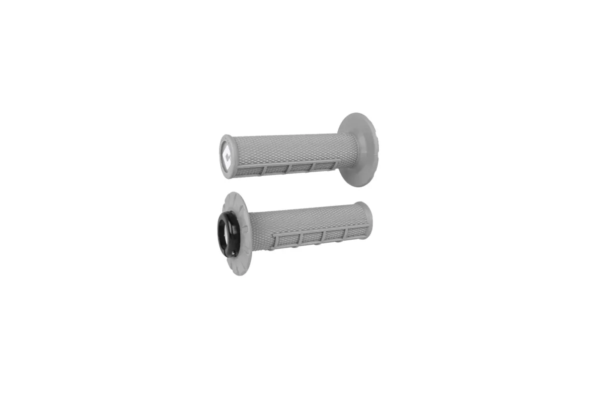 Rêvetements ODI ATV v2.1 Lock-On semi-gaufré - gris/argent
