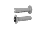 Rêvetements ODI ATV v2.1 Lock-On semi-gaufré - gris/argent