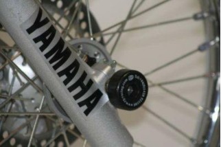 Protection de fourche R&G RACING noir Yamaha DT125X/R