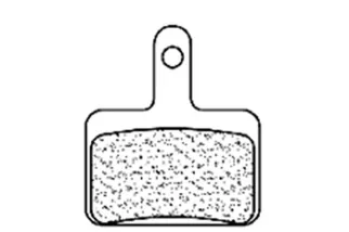 Plaquette de frein pour vélo électrique CL BRAKES ECX - métal fritté - 4021ECX