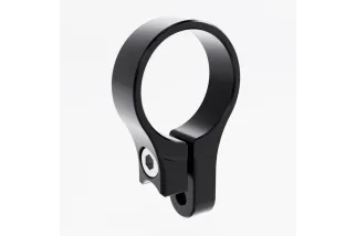 HIGHSIDER pro Clamp For Handlebar End Mirror Stem, Bead Blasted, Black, Piece