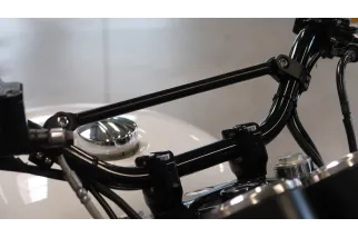 HIGHSIDER Per Handlebar Brace Cross-bar Matt Black Two-piece Clamps
