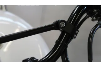 HIGHSIDER Per Handlebar Brace Cross-bar Matt Black Two-piece Clamps