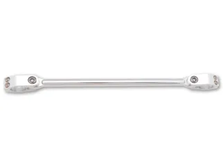 HIGHSIDER Per Handlebar Brace Cross-bar Silver Glossy Two-piece Clamps
