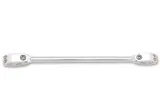 HIGHSIDER Per Handlebar Brace Cross-bar Silver Glossy Two-piece Clamps