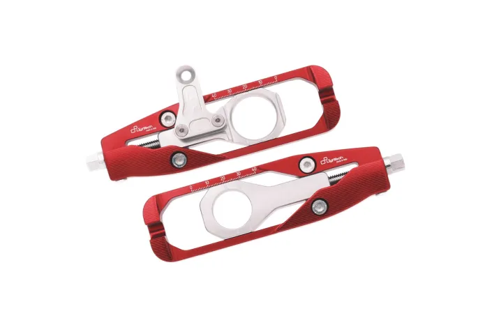 Tendeur de chaîne LIGHTECH - Rouge - Avec support étrier