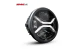 KOSO LED XENITH Headlight, Black, Side Mount