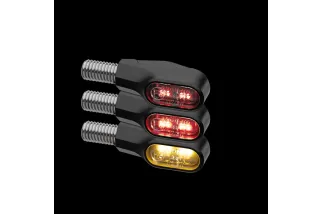 HIGHSIDER Ventura-X Led Taillight/Indicator, Black, Smoke