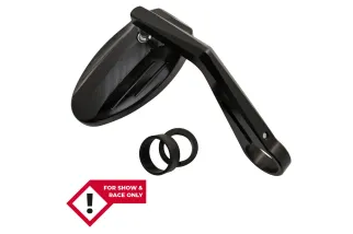 HIGHSIDER smart Handlebar end mirror FERRARA, with milled grooves