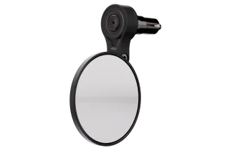 HIGHSIDER Conero-XS Evo Short Handlebar End Mirror, Black