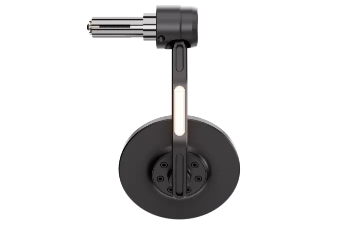 HIGHSIDER Conero Black Edition Bar End Mirror w. LED Indicator