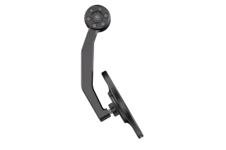 HIGHSIDER Conero Black Edition Bar End Mirror w. LED Indicator