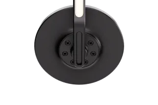HIGHSIDER Conero Black Edition Bar End Mirror w. LED Indicator