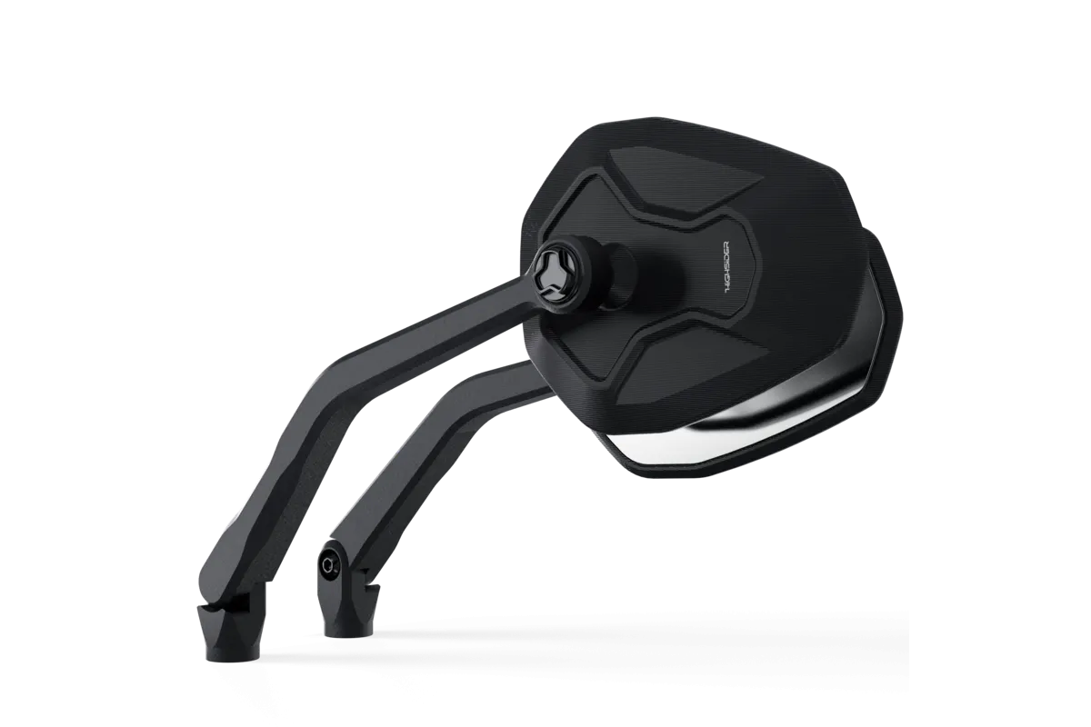 HIGHSIDER Ventura-RS Mirror, Black, E-marked, Pair