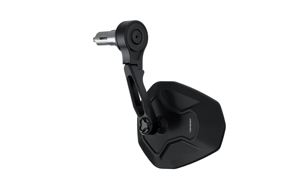 HIGHSIDER Ventura-RS Evo-Short Handlebar End Mirror, Black