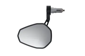 HIGHSIDER Ventura-RS Evo-Short Handlebar End Mirror, Black