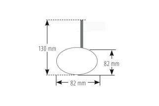 HIGHSIDER smart Handlebar end mirror, round