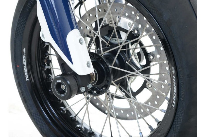 Protection de fourche R&G RACING noir Husqvarna 701 Supermoto