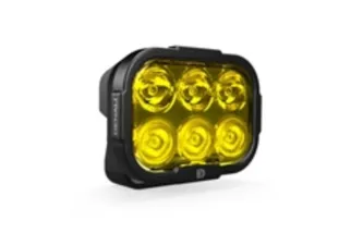 Éclairage additionnel DENALI DL6 Hybrid Driving - jaune