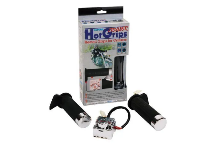 Interrupteur chromé OXFORD pour Hotgrips Custom