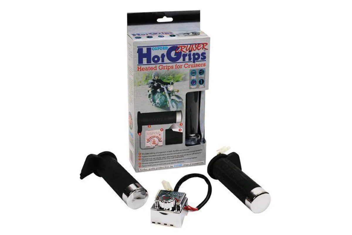 Interrupteur chromé OXFORD pour Hotgrips Custom