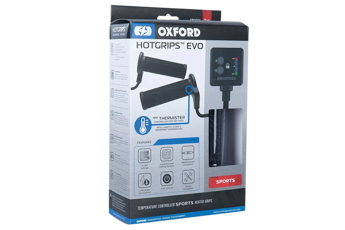 Poignées chauffantes OXFORD HotGrips Sport chauffe automatique