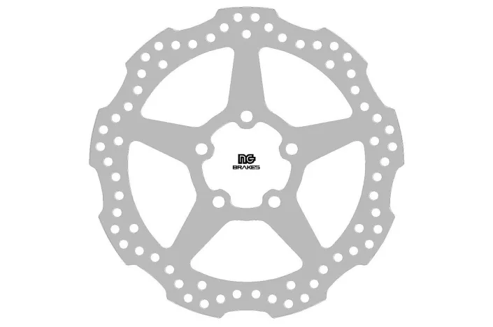 Disque de frein NG BRAKES rond fixe - avant