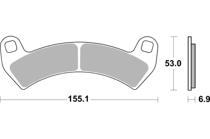 Plaquettes de frein BREMBO Off-Road métal fritté - 07PO14SD