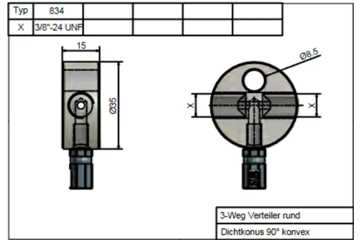REPARTITEUR 834 ALU