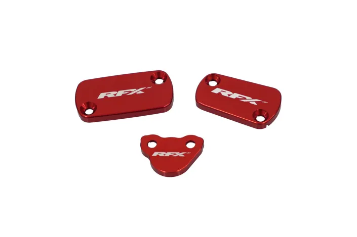 Jeu de couvercle de maître cylindre RFX Pro (Rouge)