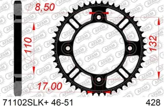 Couronne AFAM acier ultra-light 71102 - 428