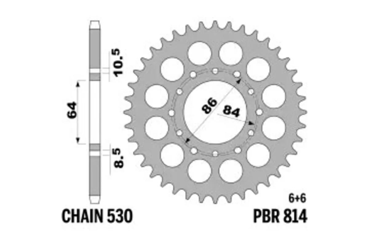 Couronne PBR acier standard 814 - 530