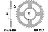 Couronne PBR aluminium ultra-light 4517 - 420